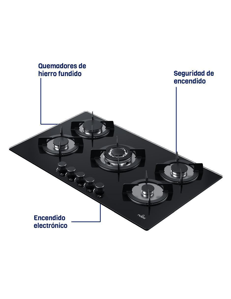 Parrilla a gas lp empotrable 5