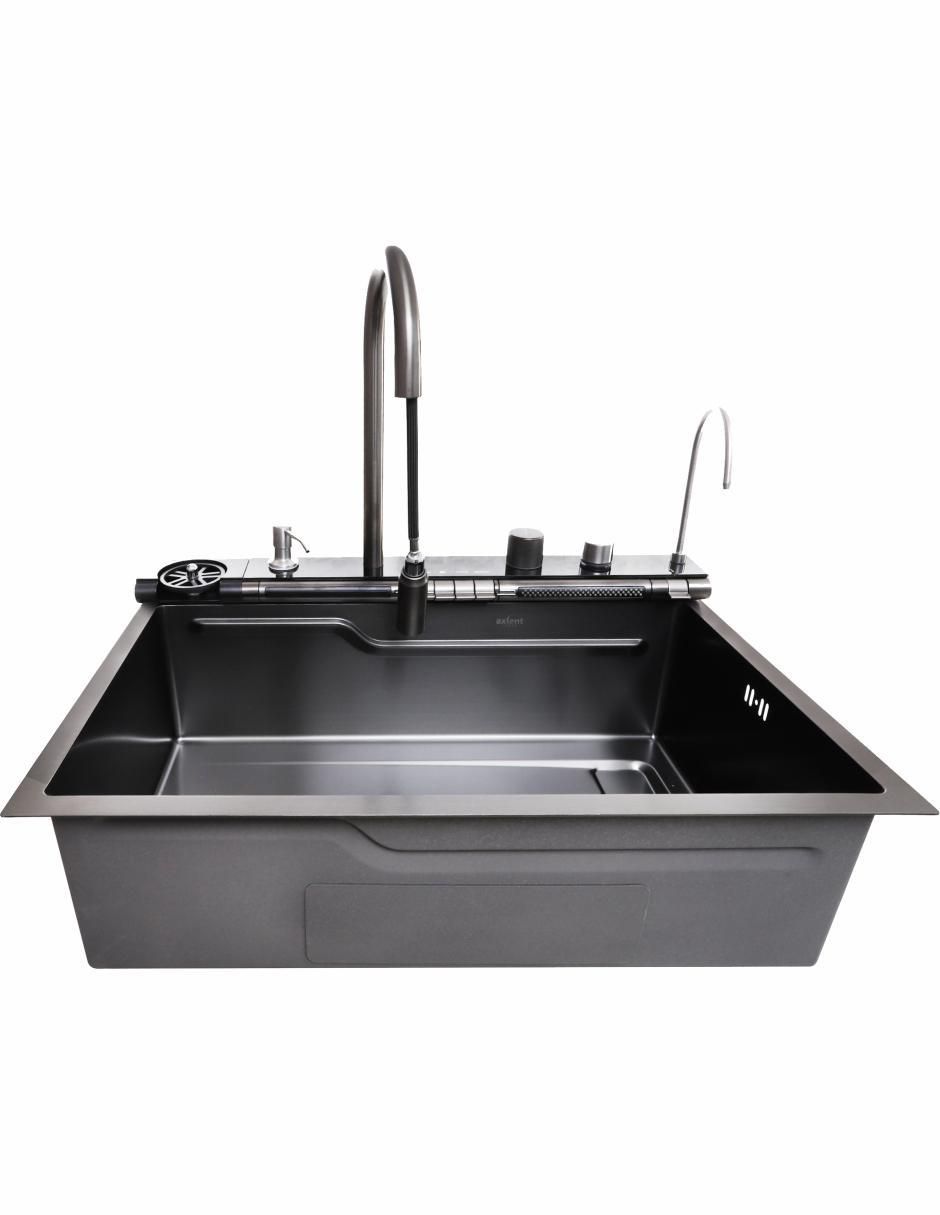 Tarja de acero inoxidable con escurridor izquierdo VIRGINIA 4