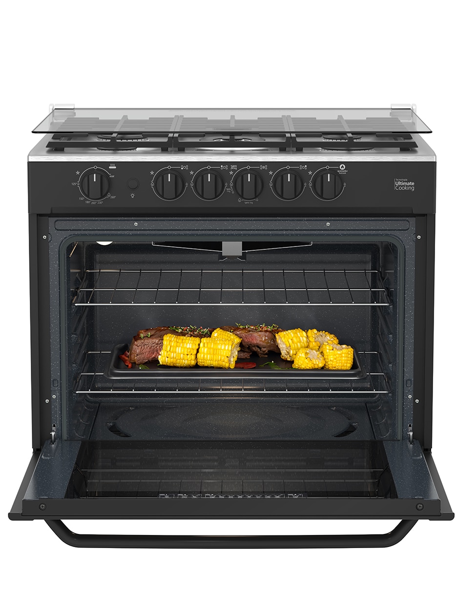 Estufa empotrable a Gas LP 79.20 cm XOC80800CBSCMPU8 de 5 quemadores 11