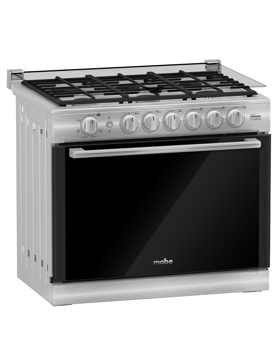 Combo estufa empotrable a Gas LP Estufa: 80 cm. Campana: 79.8 cm XOC80750CMPUV80 de 6 quemadores + Campana 7