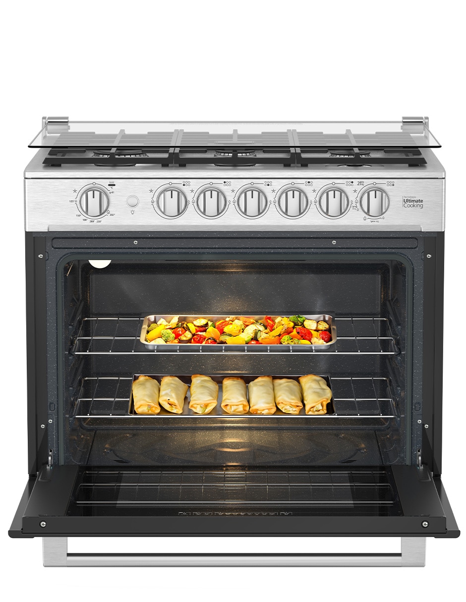 Estufa empotrable 79.20 cm XOC80802CMPUV80 de 6 quemadores 7