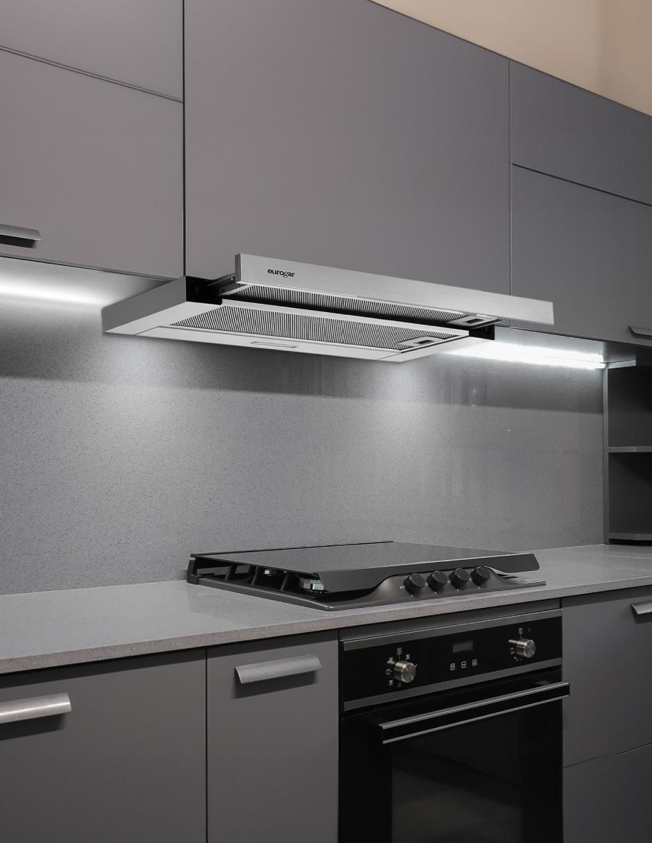 Campana de pared EU60CDES de acero inoxidable 2