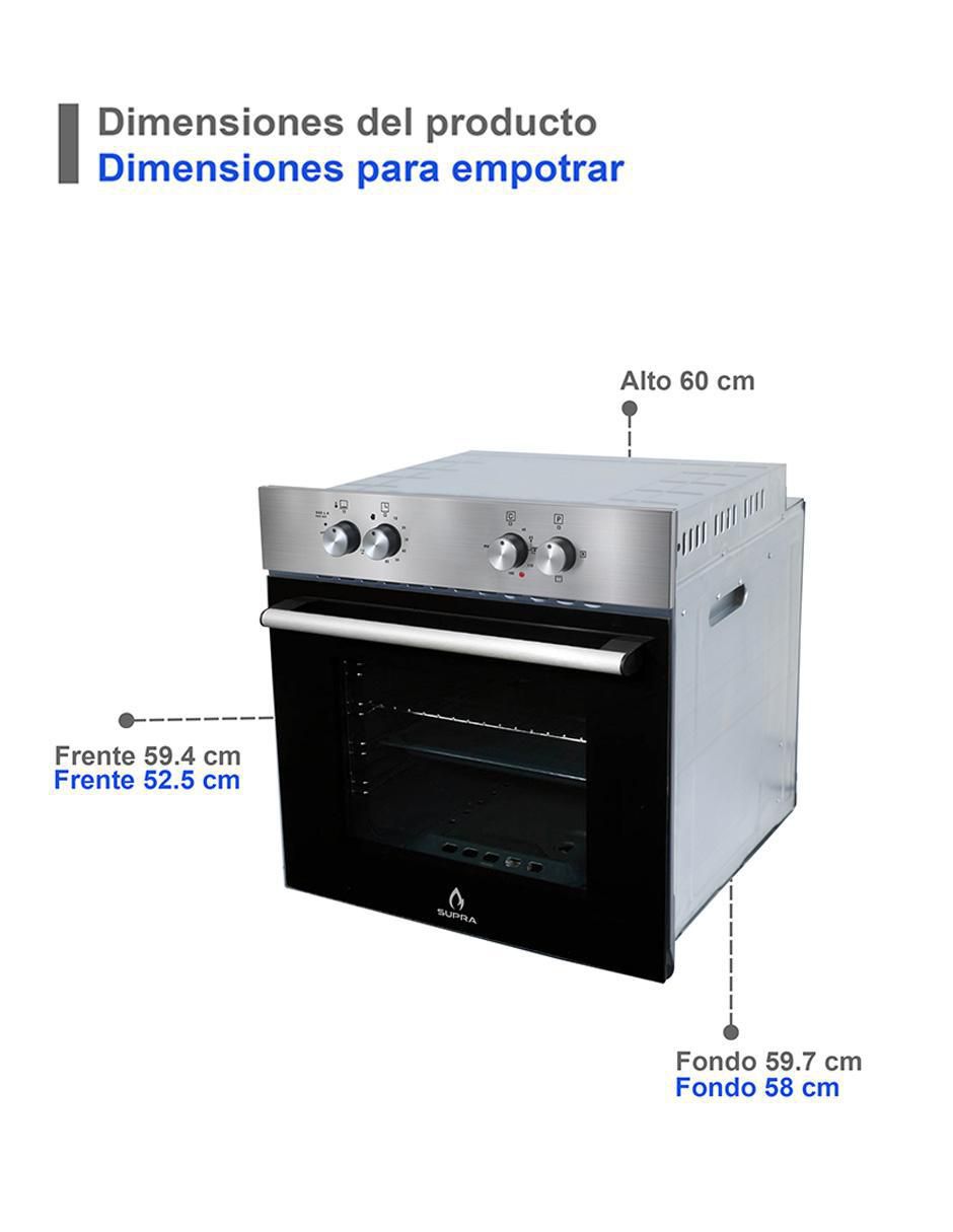 Parrilla a gas lp empotrable 4
