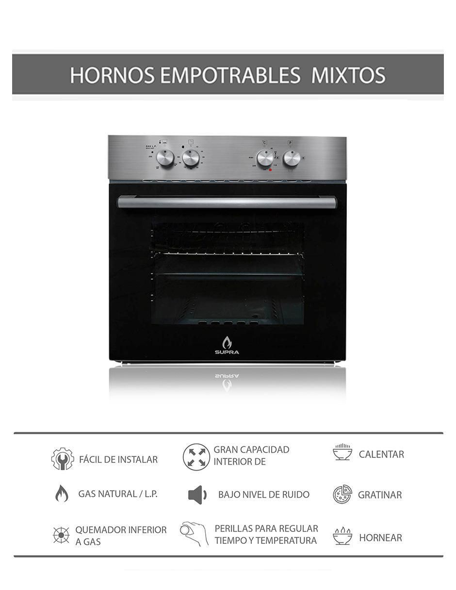 Parrilla a gas lp empotrable 10