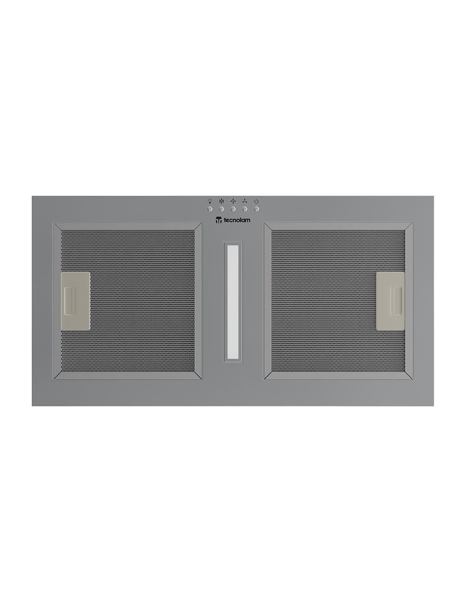 Campana de pared ALTAIR55.AC de acero inoxidable 2