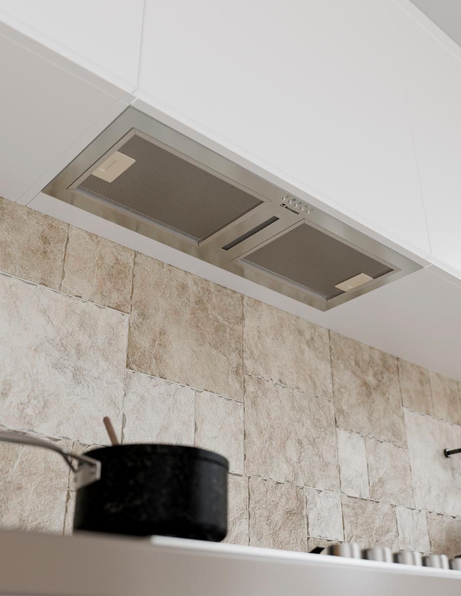 Campana plana ALTAIR75.AC de acero inoxidable 3