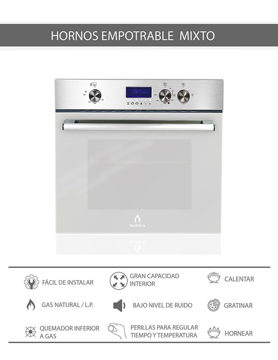 Parrilla a gas lp empotrable 7