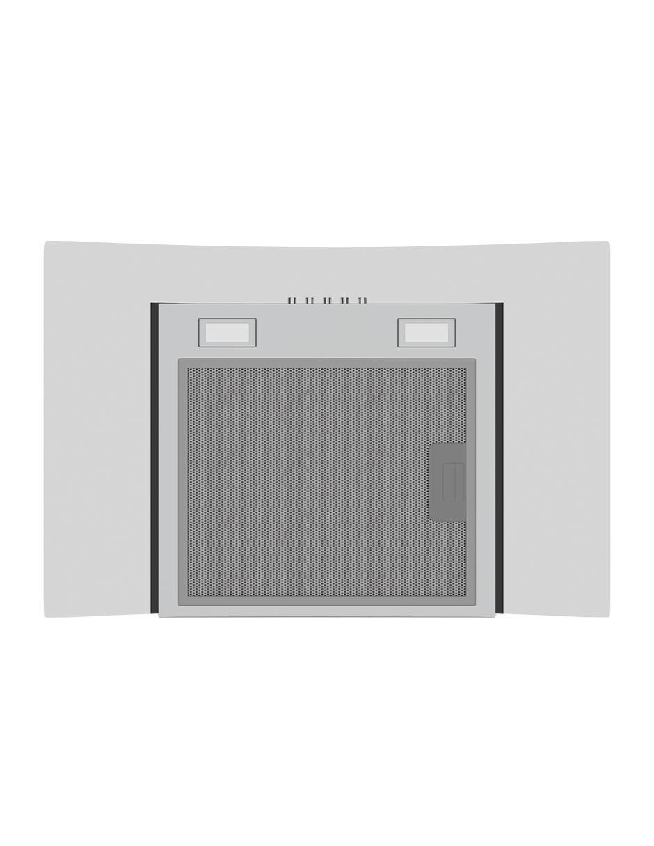 Campana de pared KCP60560 de acero inoxidable 3