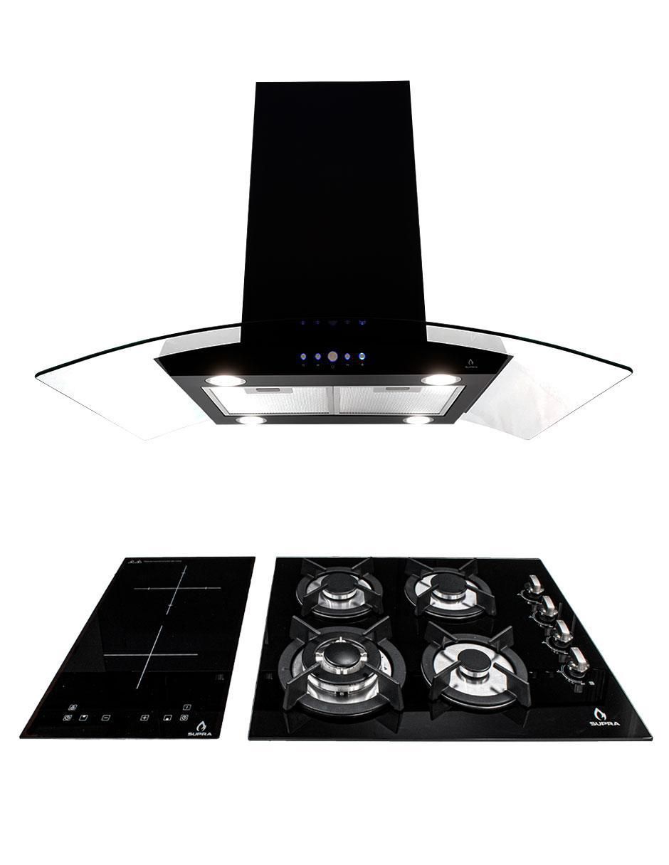Campana de isla HAUNOLD de acero inoxidable