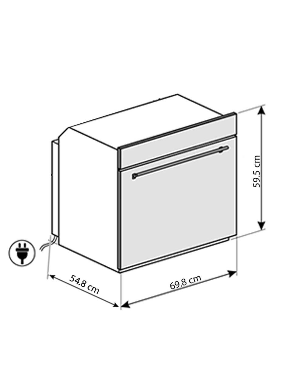 Horno eléctrico SF7302TX capacidad 76 L 9