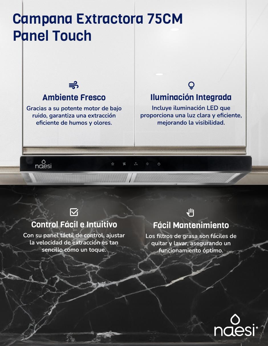 Campana de pared AN504 de acero inoxidable 3