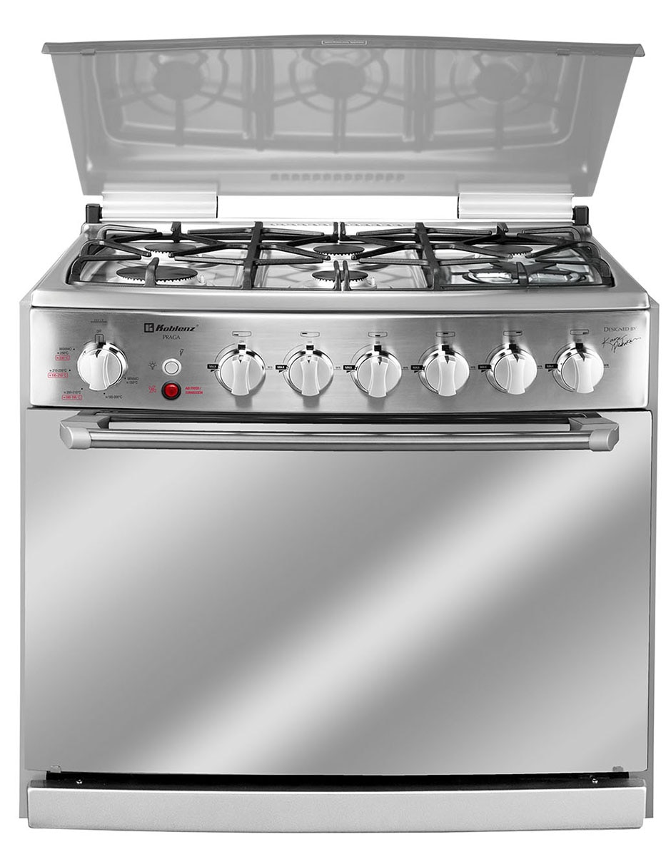 Estufa empotrable a gas natural/lp 76 cm EE-6131 PD PRAGA de 6 quemadores Estufa empotrable a gas natural/lp 76 cm EE-6131 PD PRAGA de 6 quemadores