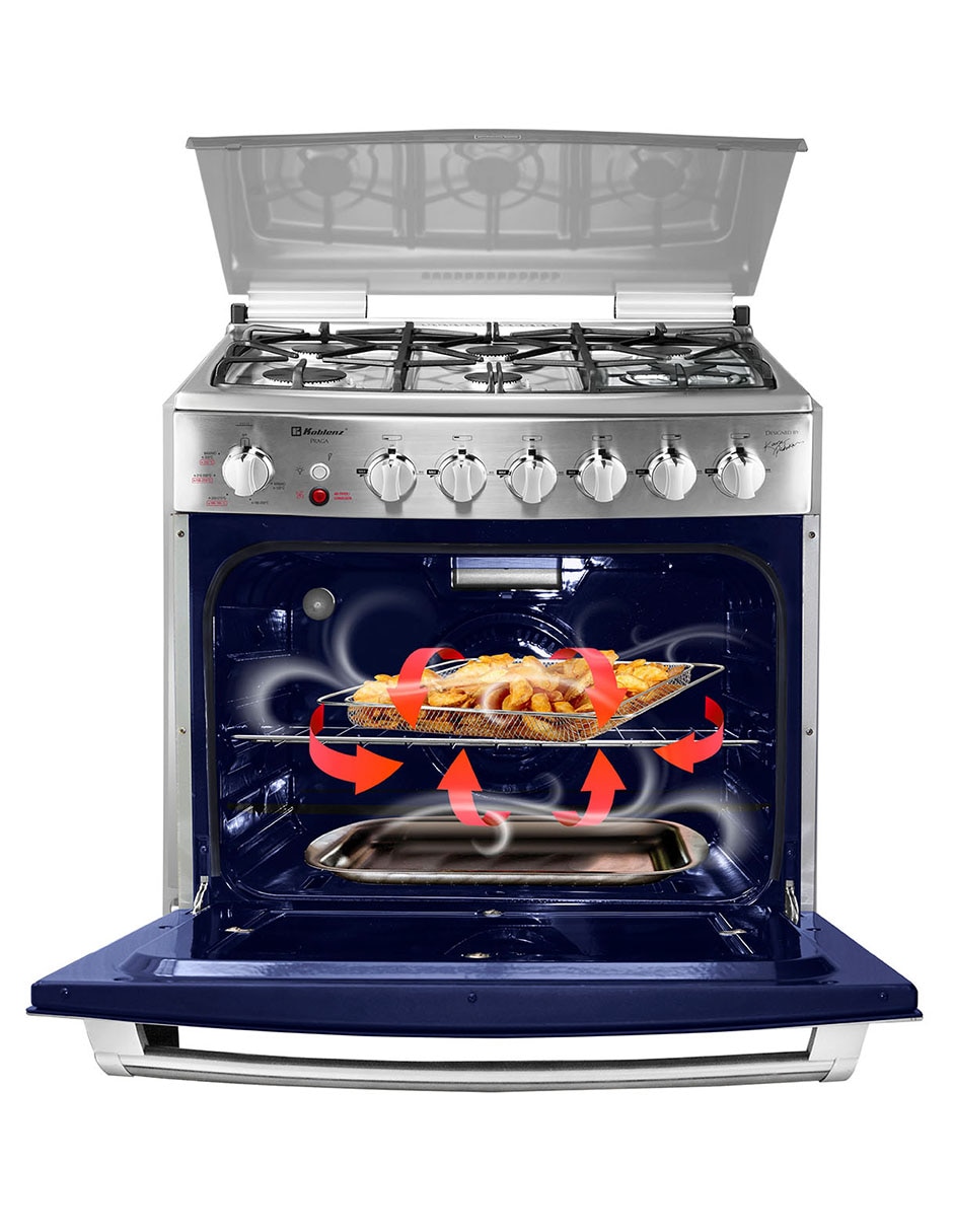 Estufa empotrable a gas natural/lp 76 cm EE-6131 PD PRAGA de 6 quemadores 2