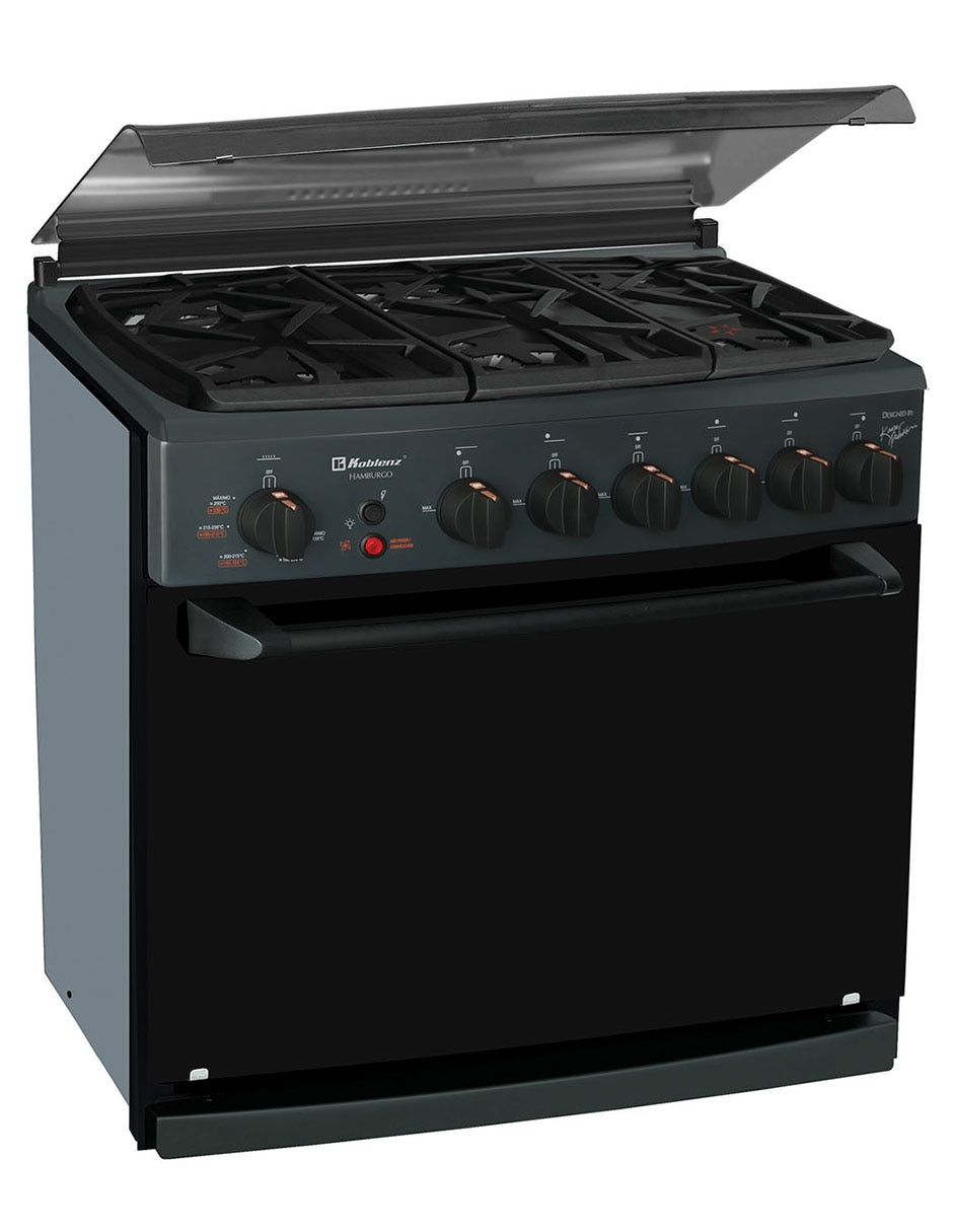 Estufa empotrable a gas natural/lp 76 cm EE-7131 HC HAMBURGO de 6 quemadores 2