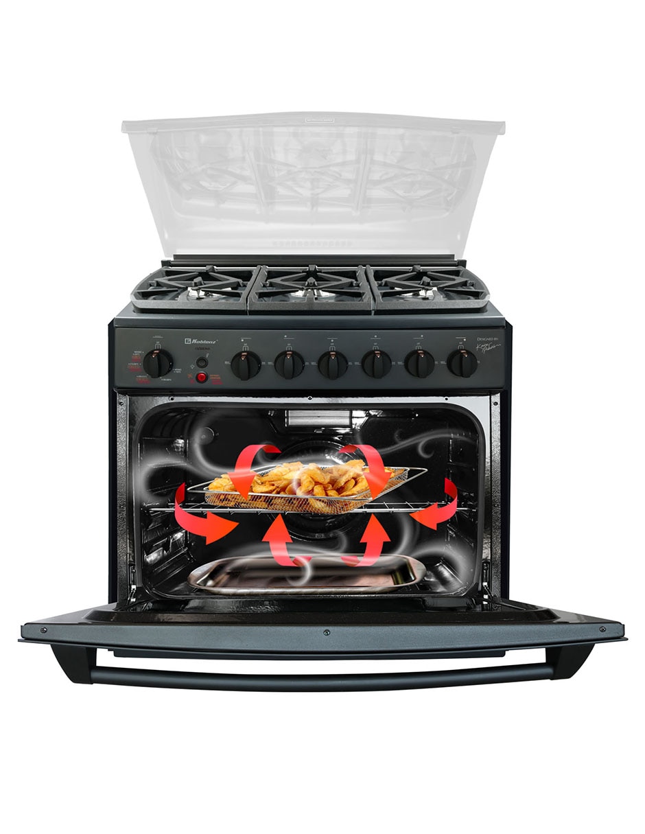 Estufa empotrable a gas natural/lp 76 cm EE-7131 HC HAMBURGO de 6 quemadores 3