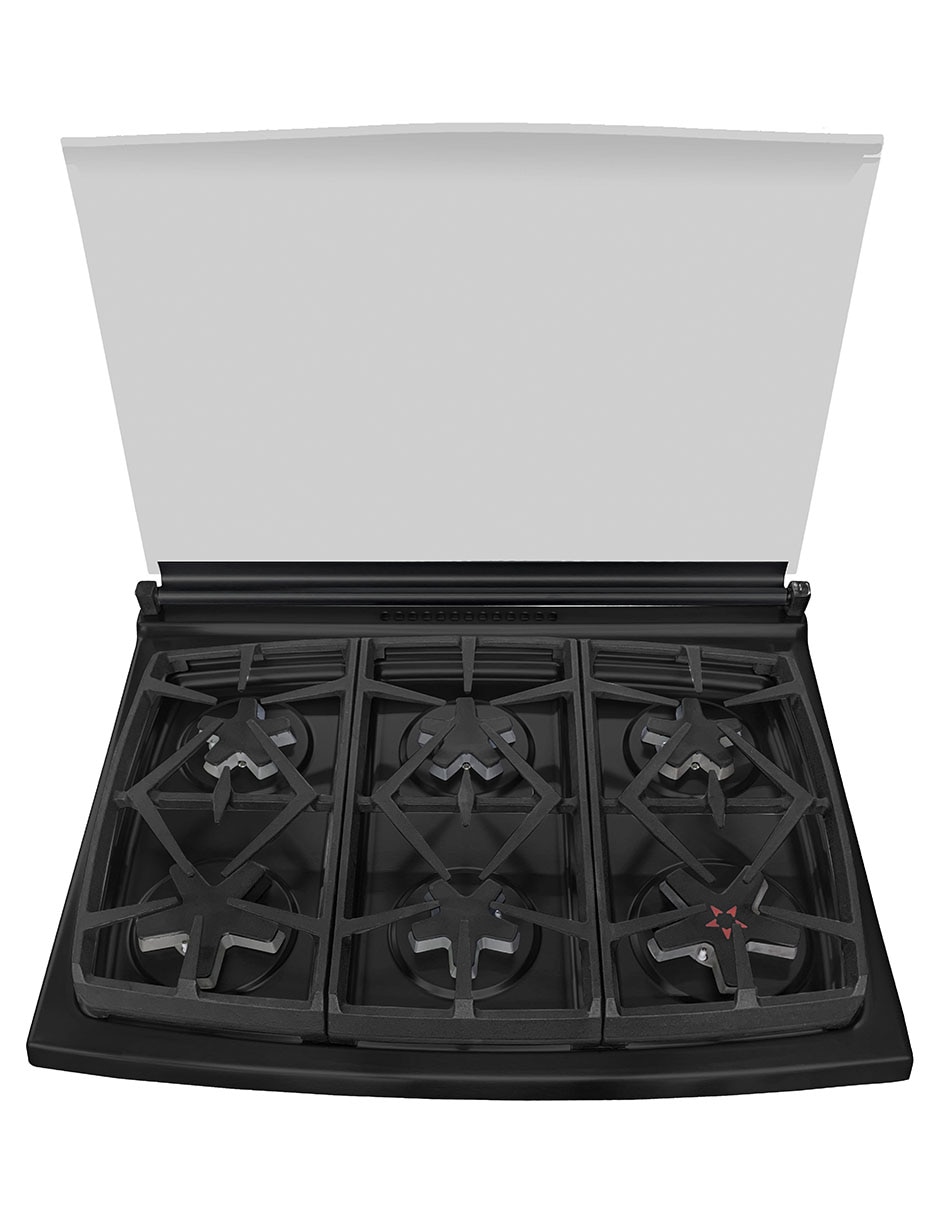 Estufa empotrable a gas natural/lp 76 cm EE-7131 HC HAMBURGO de 6 quemadores 4