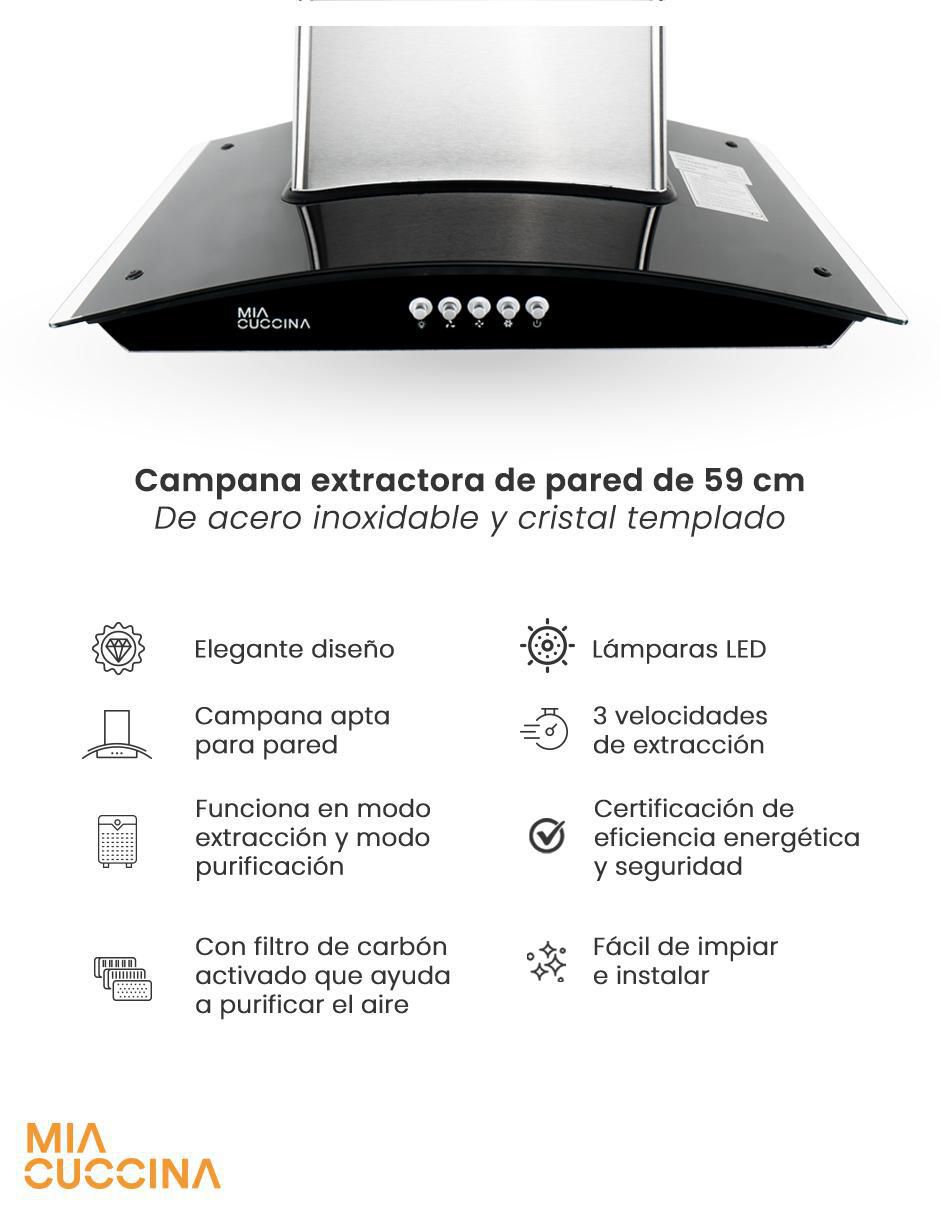 Campana de pared de acero inoxidable 5