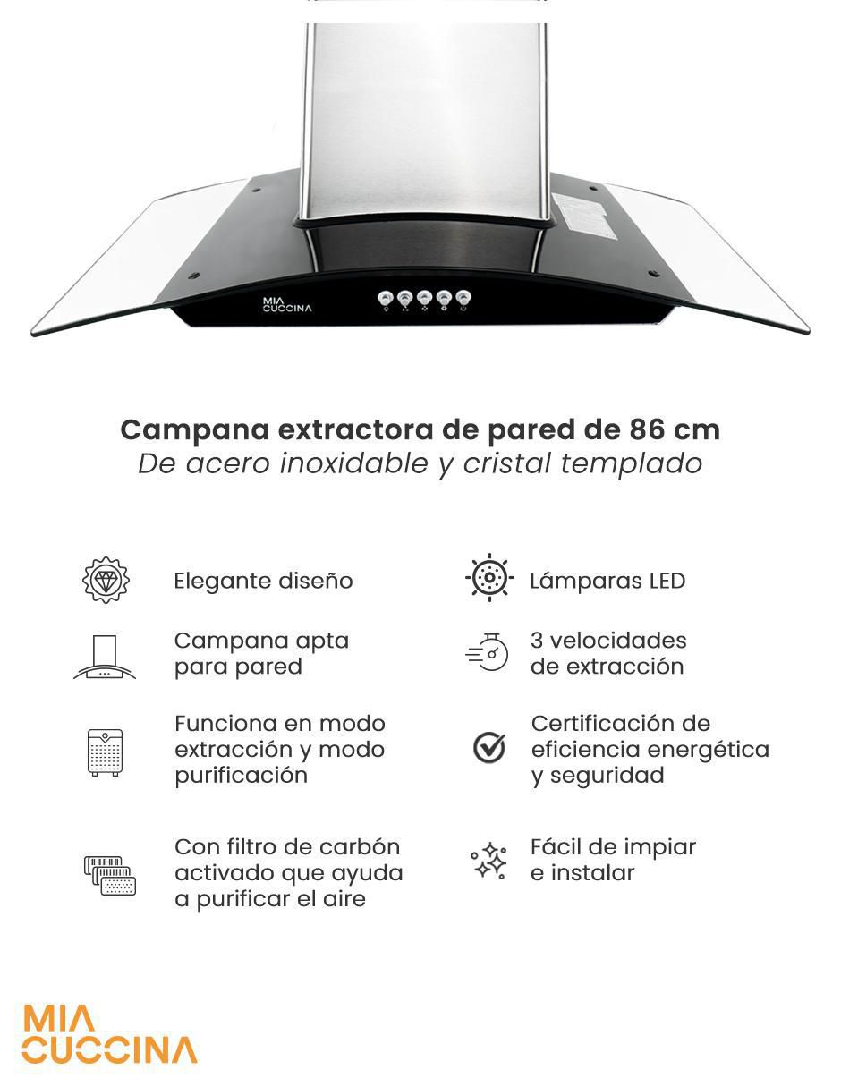 Campana de pared de acero inoxidable 5
