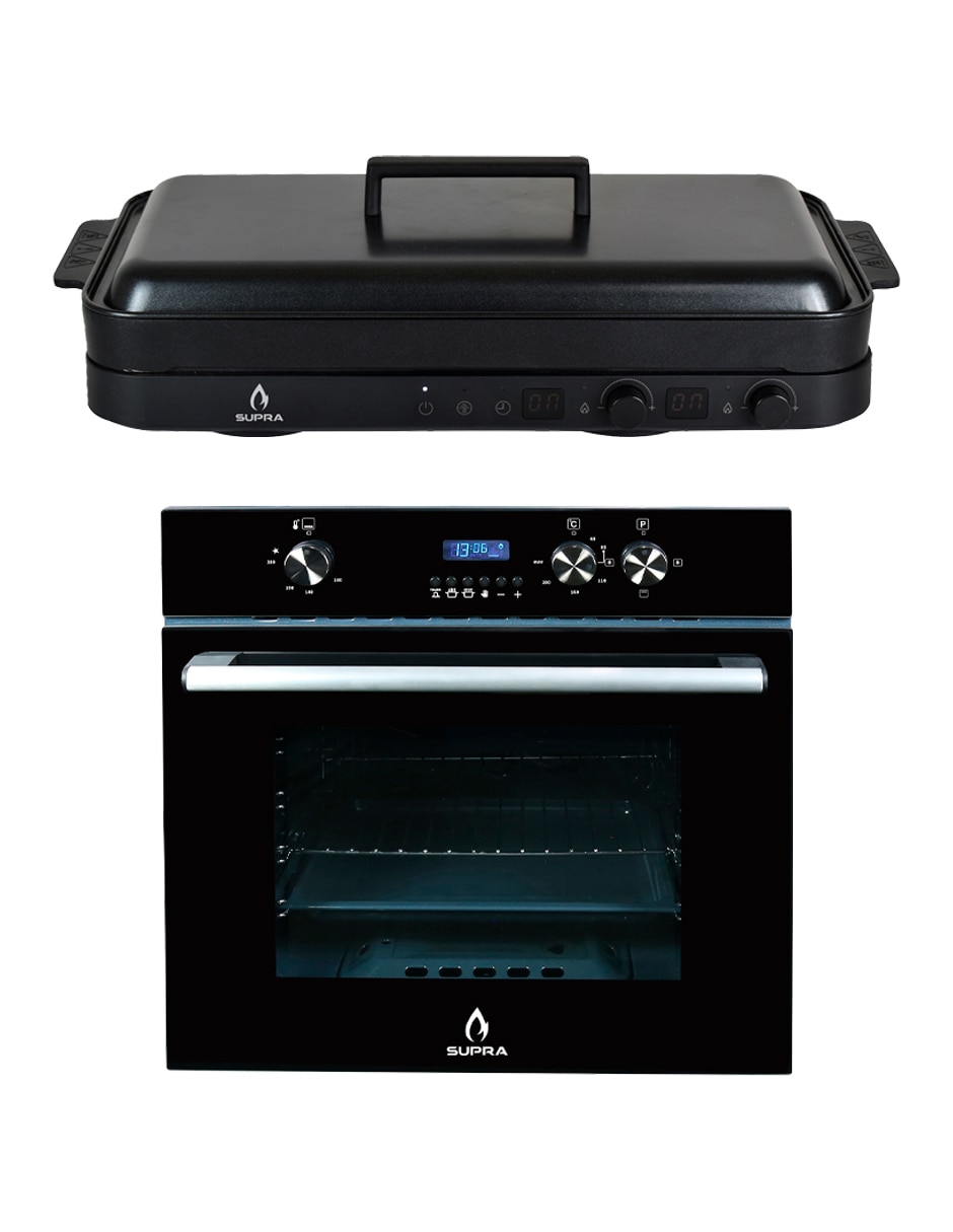 Horno a gas/eléctrico Dark Vortex + Grill-In capacidad 60 L Horno a gas/eléctrico Dark Vortex + Grill-In capacidad 60 L