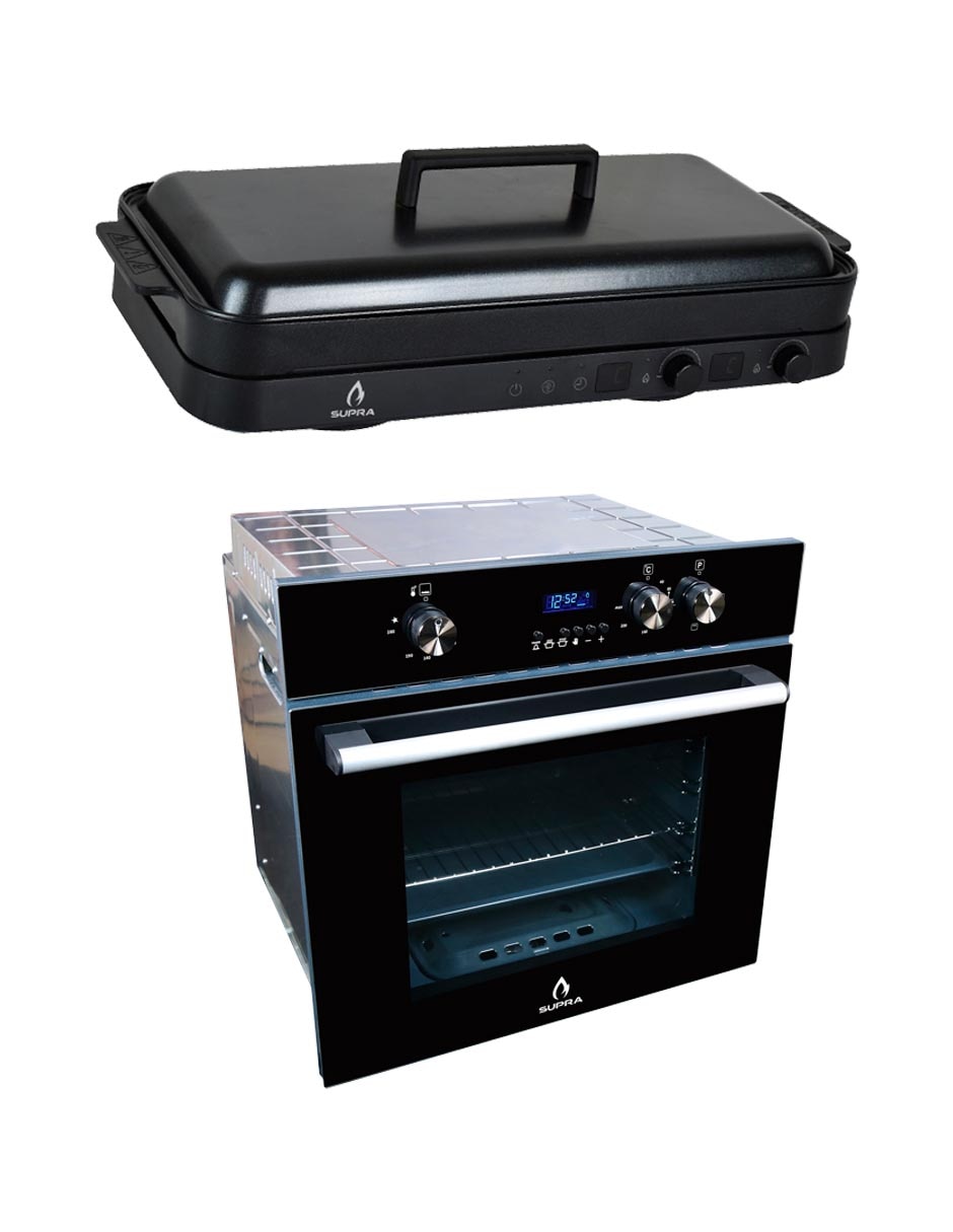 Horno a gas/eléctrico Dark Vortex + Grill-In capacidad 60 L 2
