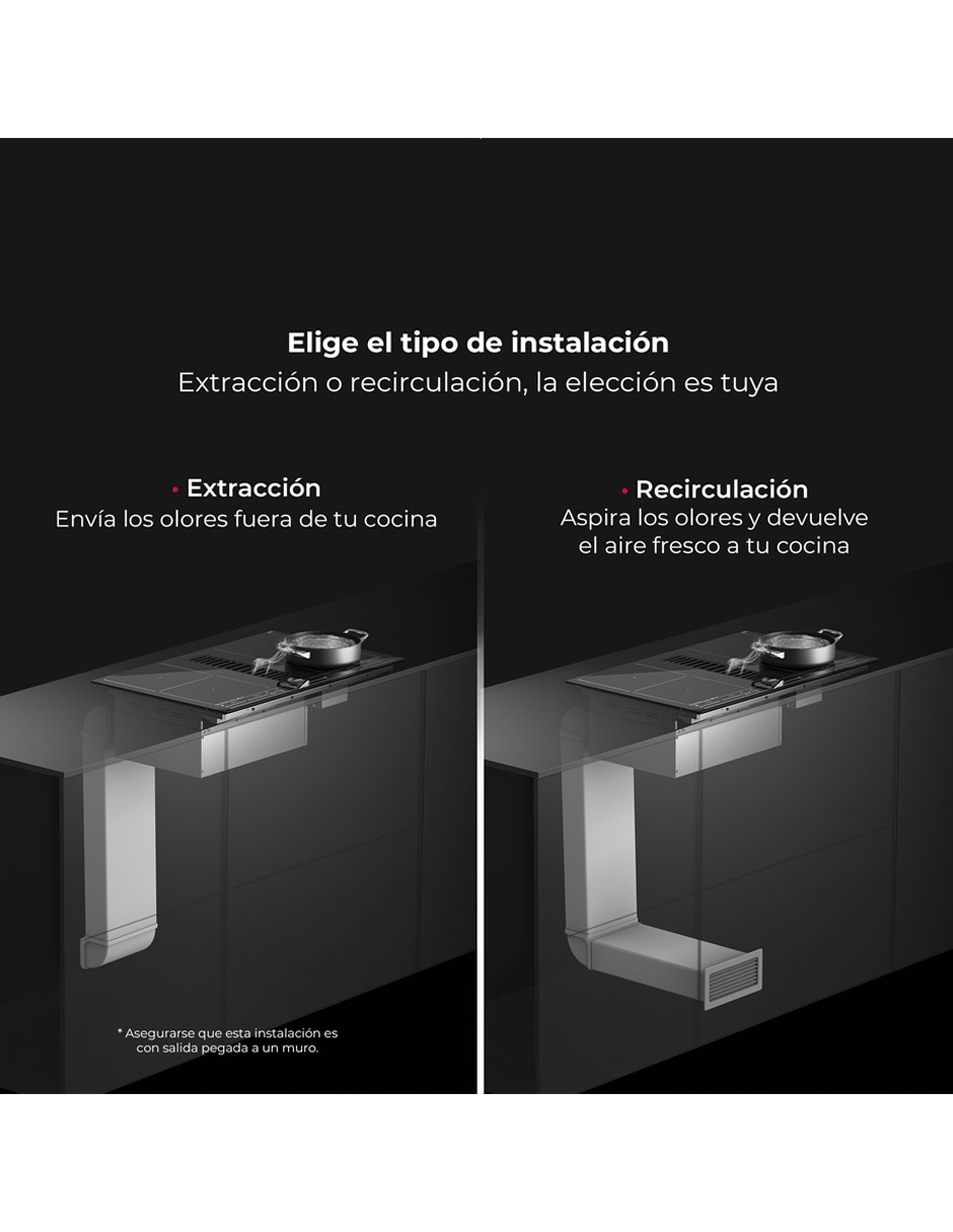Parrilla a inducción empotrable 9