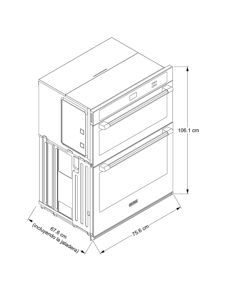 Horno eléctrico MOEC6030LZ capacidad 5 pies cúbicos 7