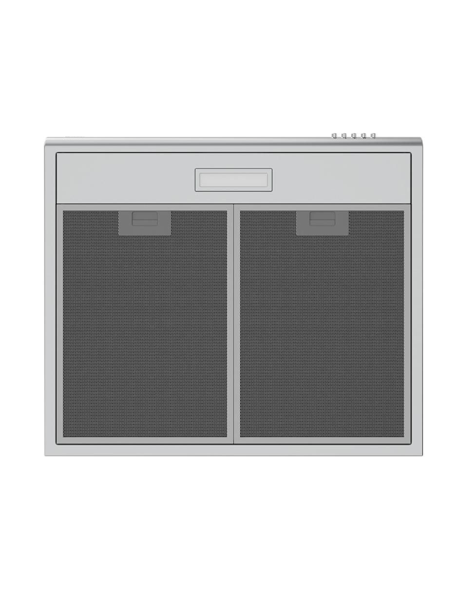 Campana plana VORTEX.AC60 de acero inoxidable 3
