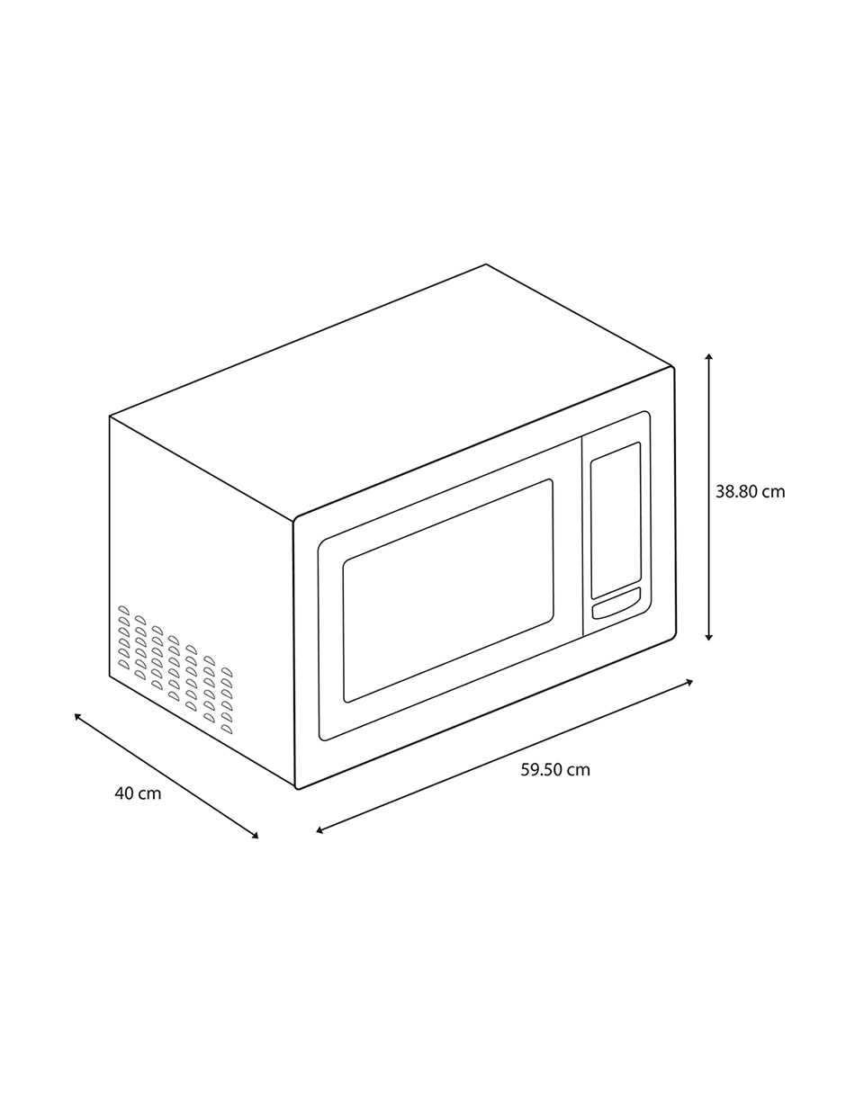 Horno de microondas con grill modelo IO110MDI1 1.1 pies cúbicos 6