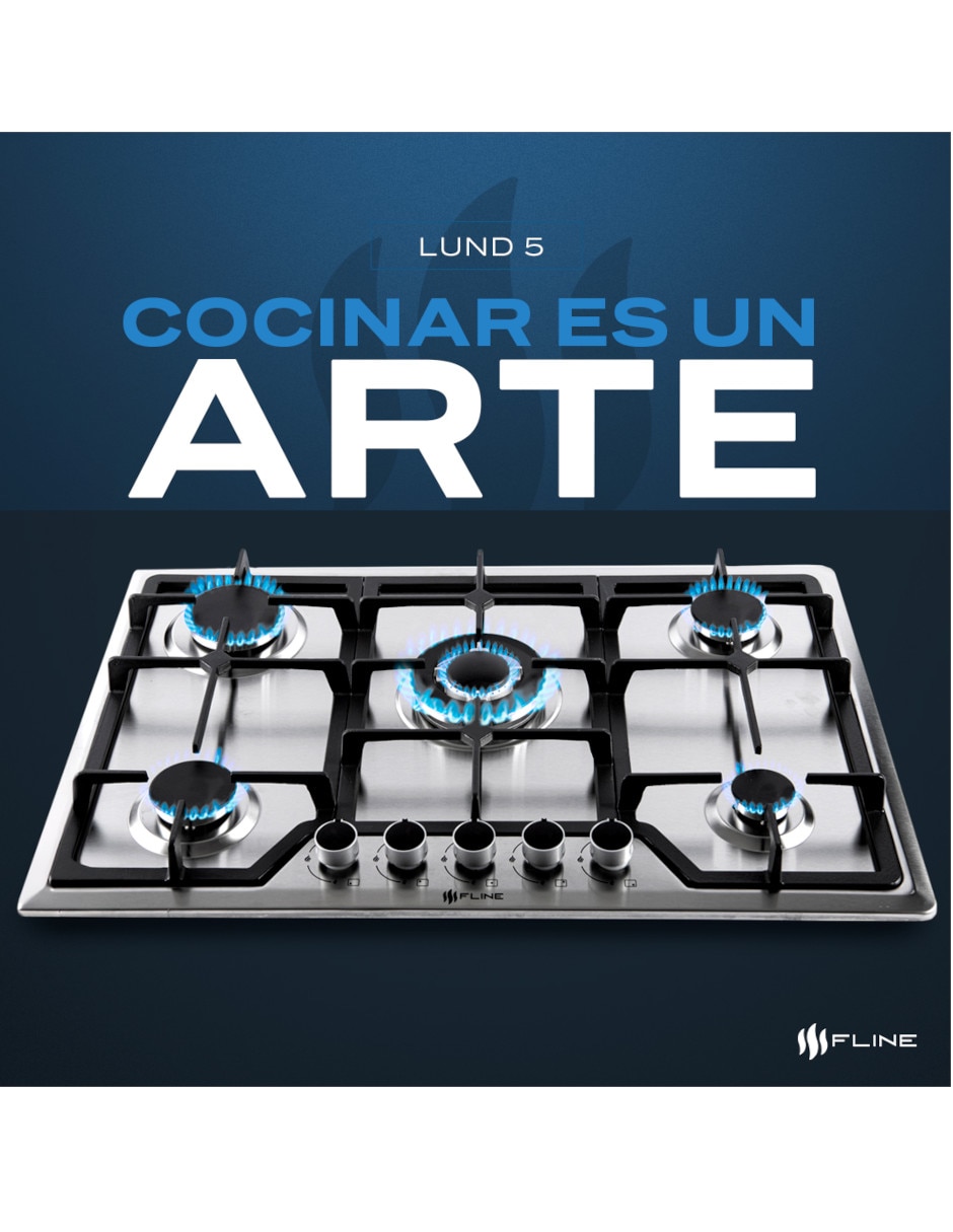 Parrilla a gas lp empotrable lund 2