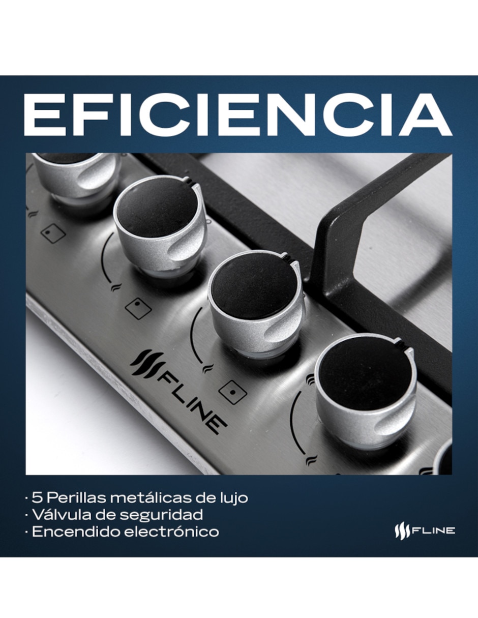 Parrilla a gas lp empotrable lund 6