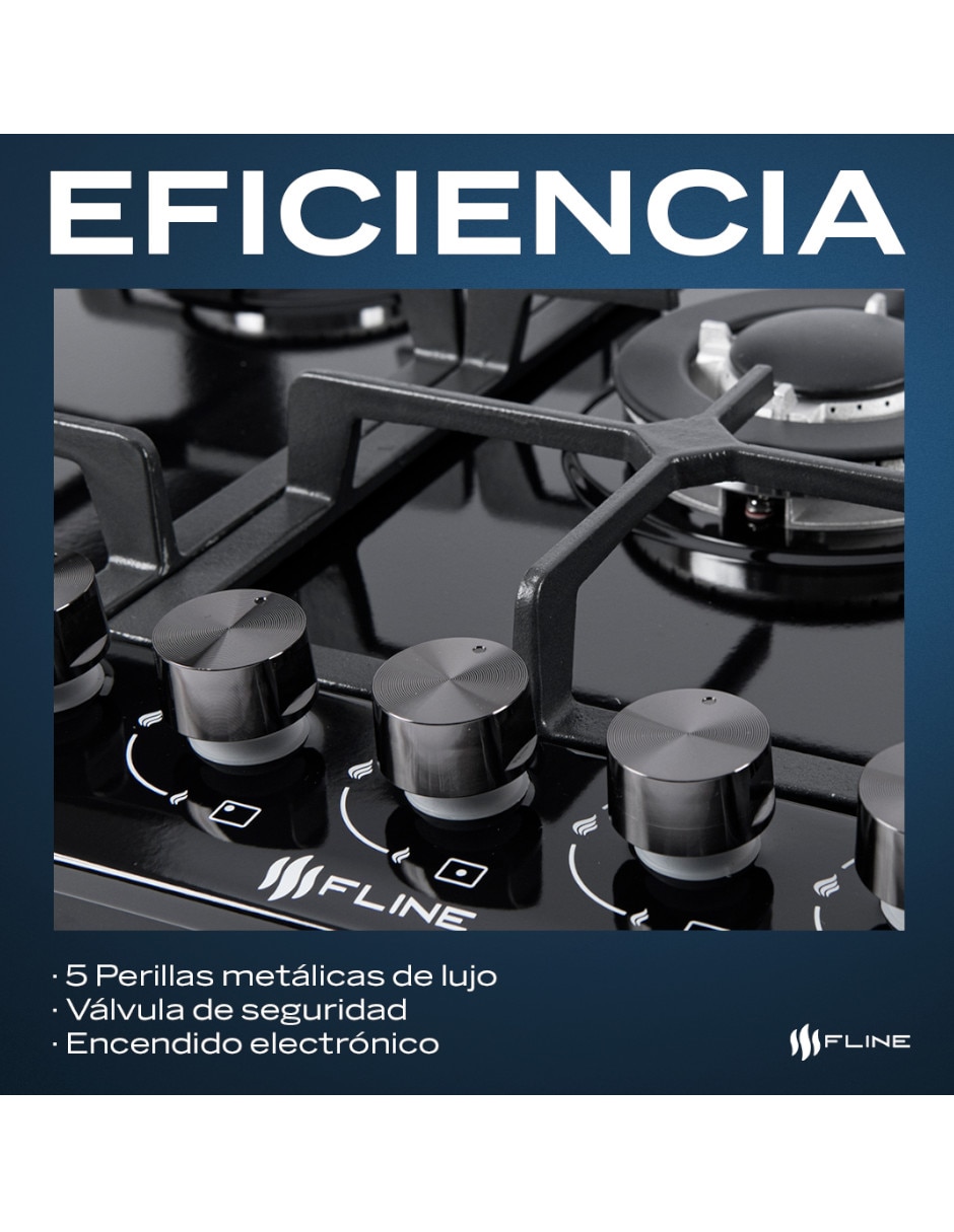 Parrilla a gas lp empotrable riga 5