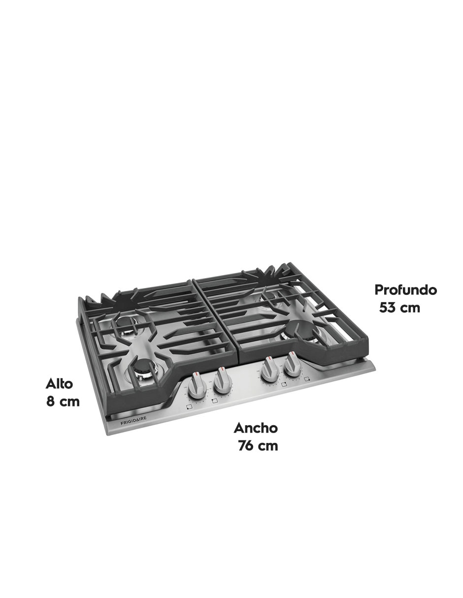 Parrilla a gas lp empotrable 7
