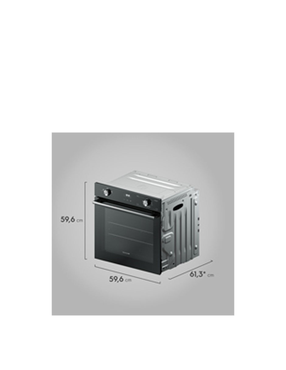 Horno a gas LP FOG2480MHB capacidad 76 L 7