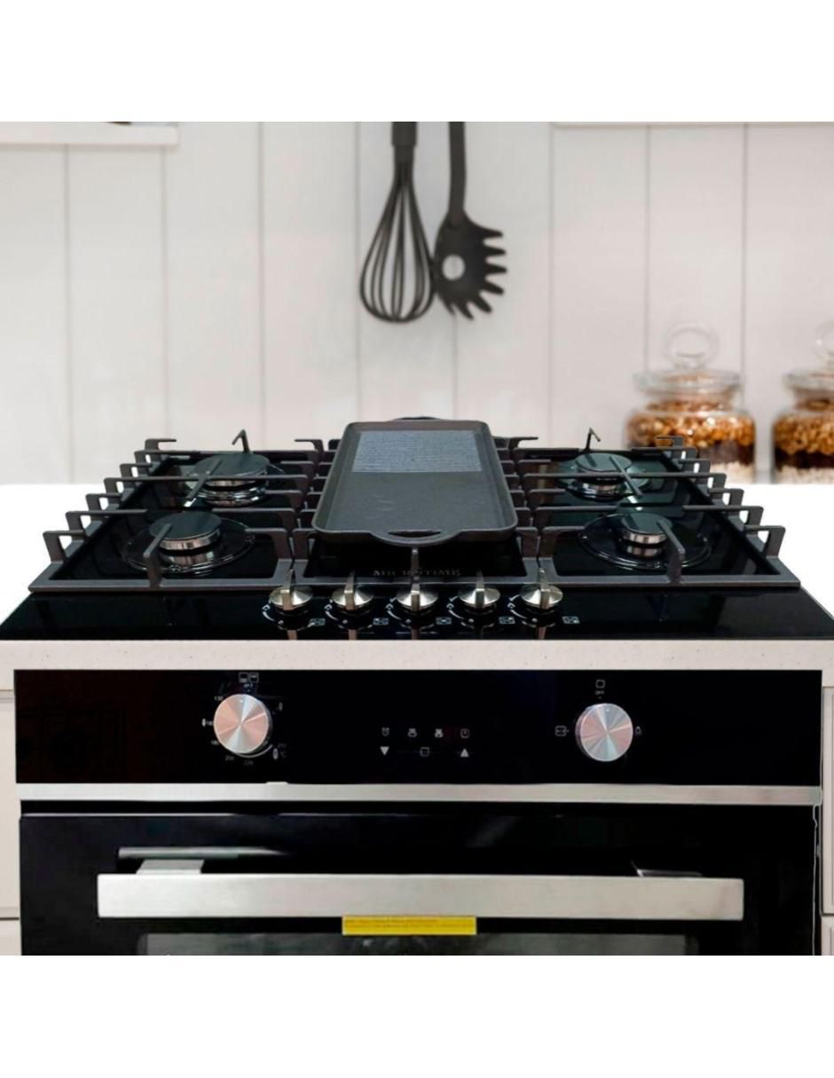 Parrilla a gas lp empotrable con comal 3