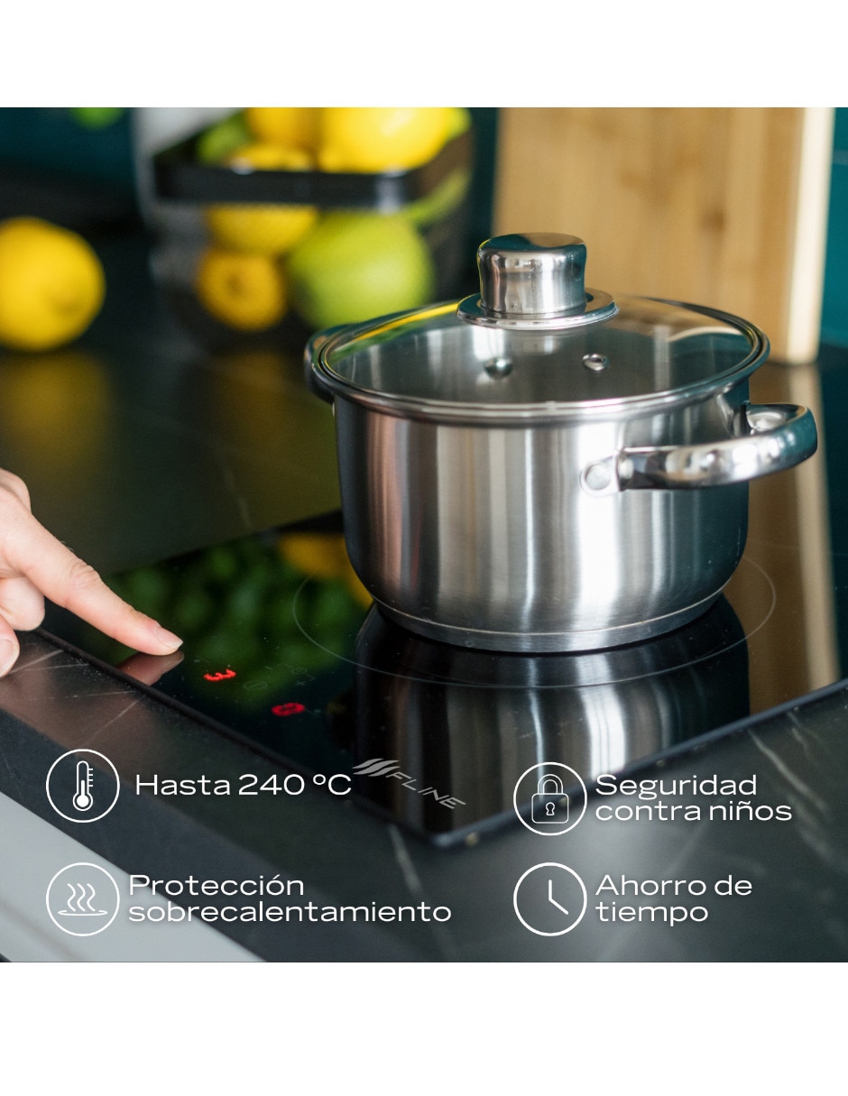 Parrilla a inducción empotrable belfast 8