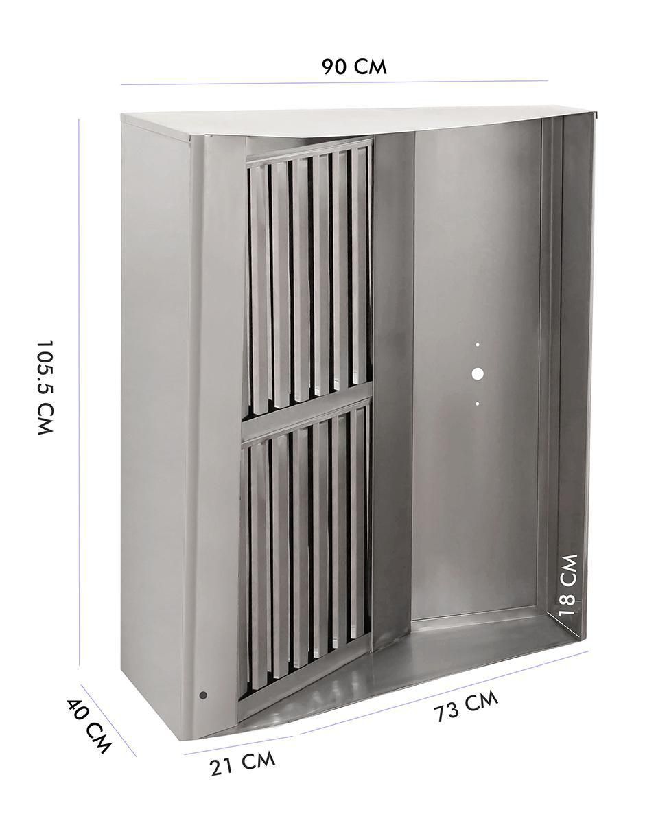 Campana plana de acero inoxidable 5