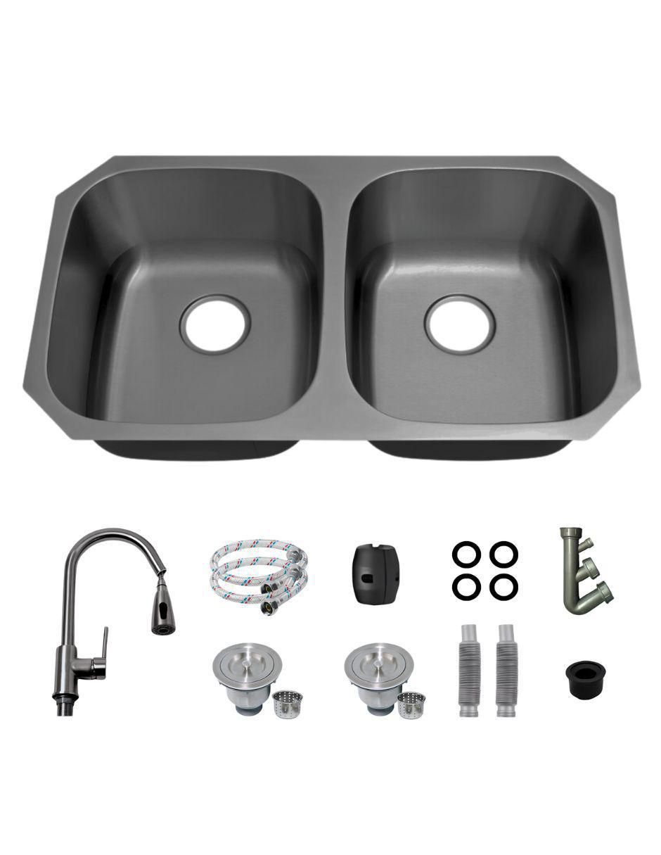 Fregadero de acero inoxidable KIT Tarja Oxford Fregadero de acero inoxidable KIT Tarja Oxford