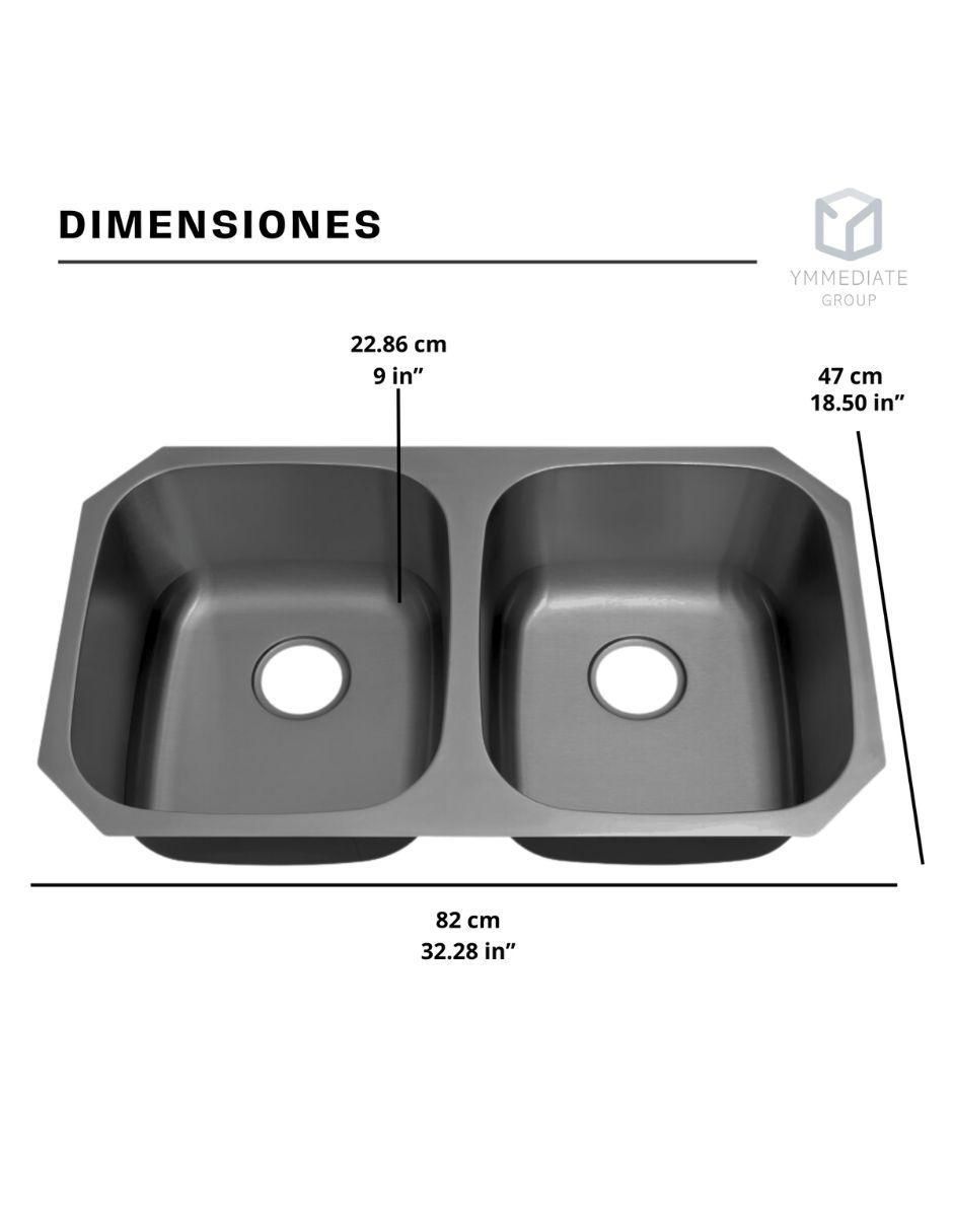 Fregadero de acero inoxidable KIT Tarja Oxford 5