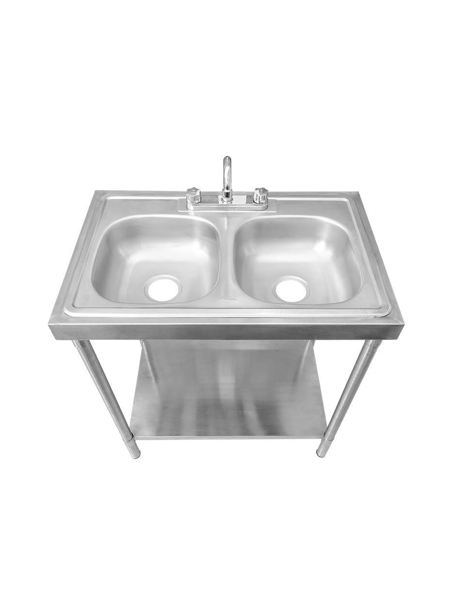 Fregadero de acero inoxidable Fregadero doble 3