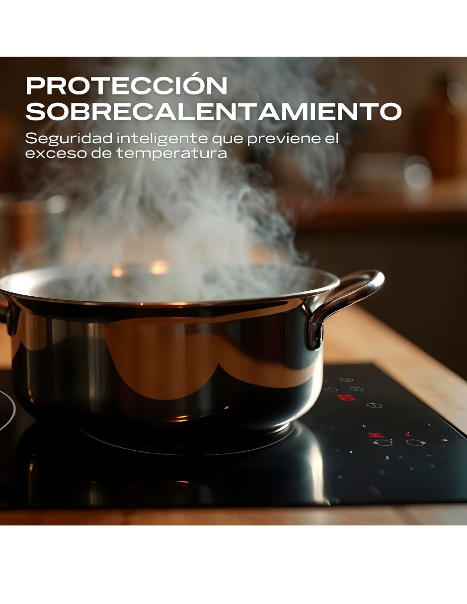 Parrilla a inducción empotrable belfast 4