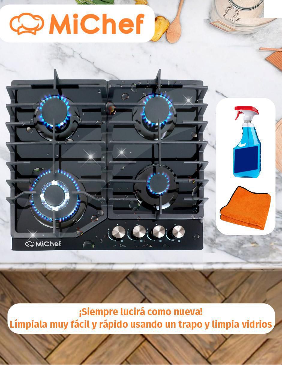 Parrilla a gas lp empotrable 12
