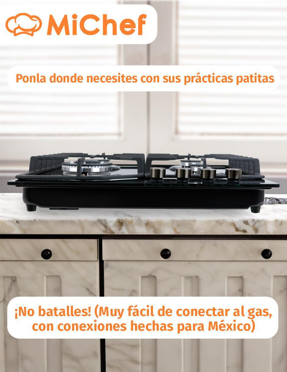 Parrilla a gas lp empotrable 10