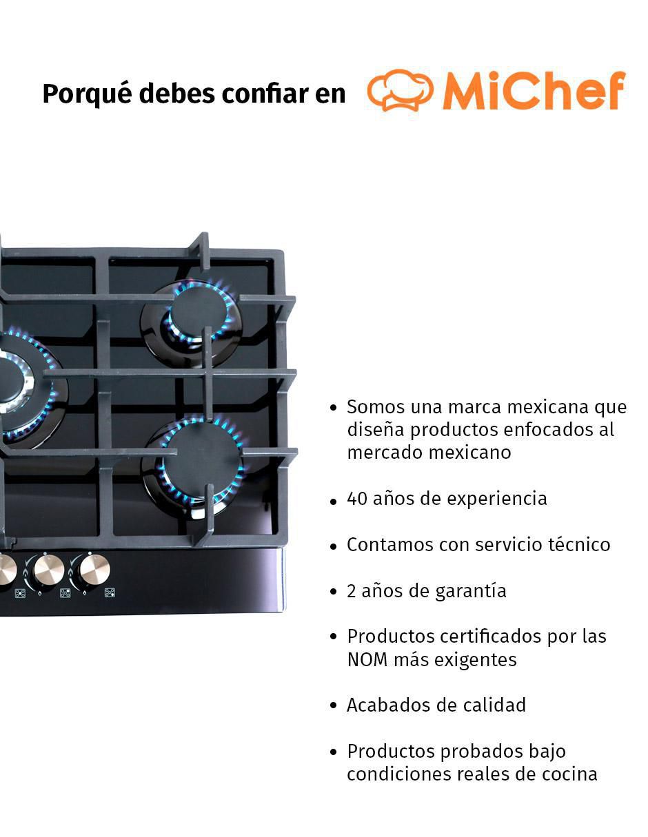 Parrilla a gas lp empotrable 15