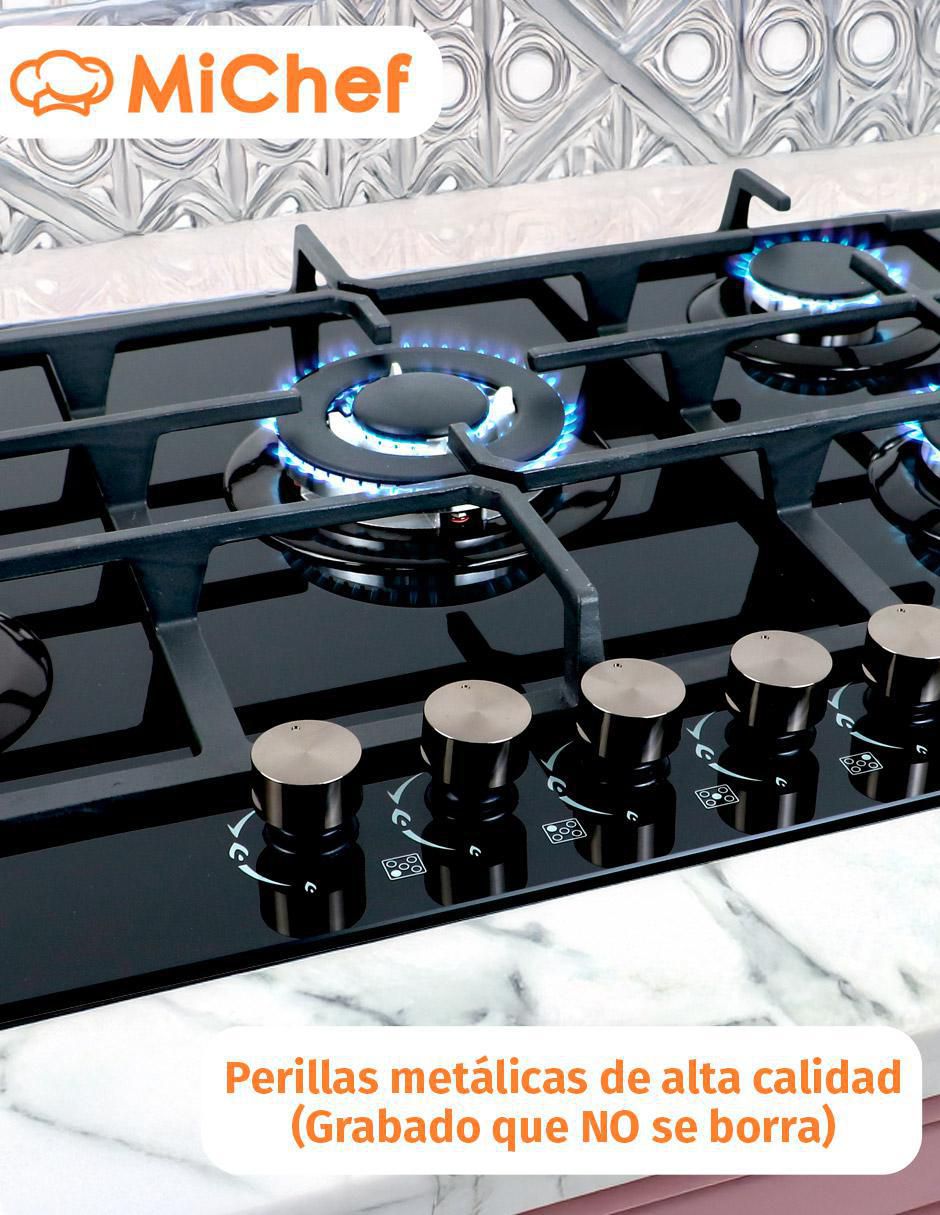 Parrilla a gas lp empotrable 9