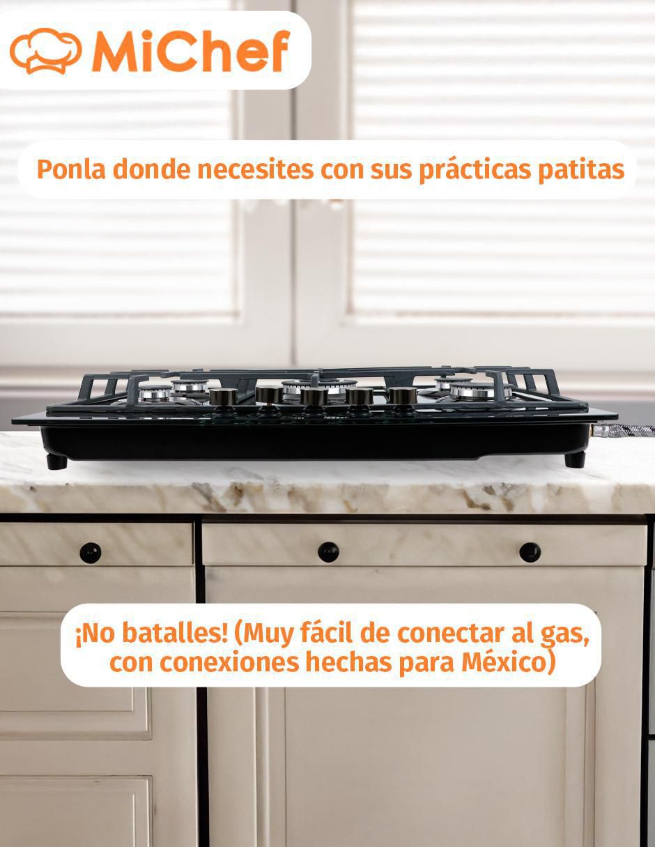 Parrilla a gas lp empotrable 10