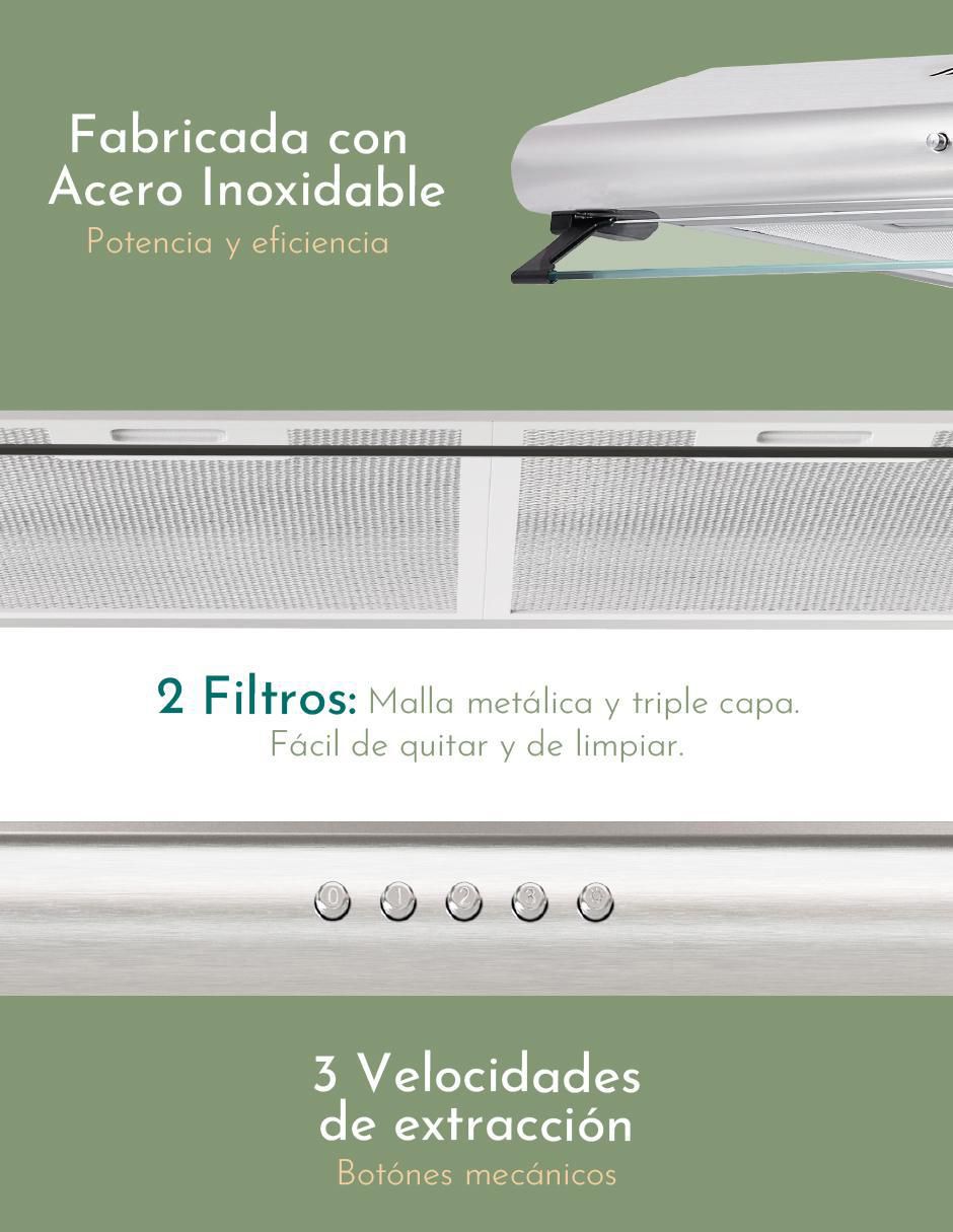 Campana de pared CAMP-IXB60 de acero inoxidable 5