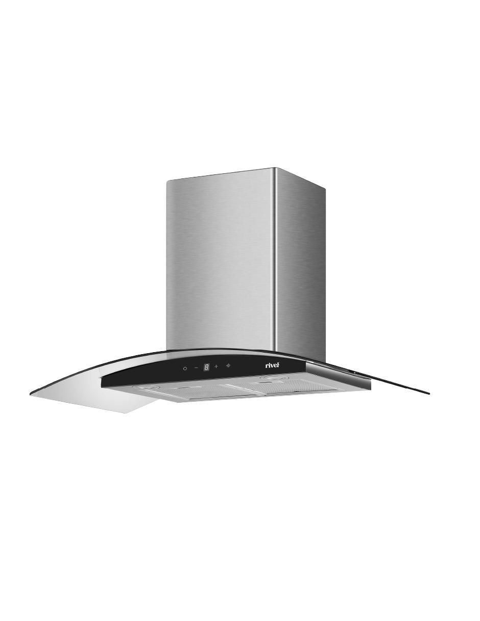 Campana de pared CAMP-XCT90 de acero inoxidable 2