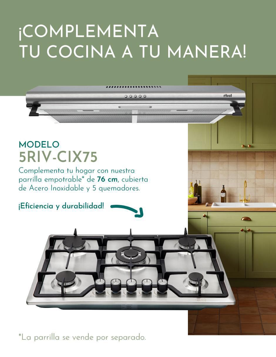 Campana de pared CAMP-IXB75 de acero inoxidable 4