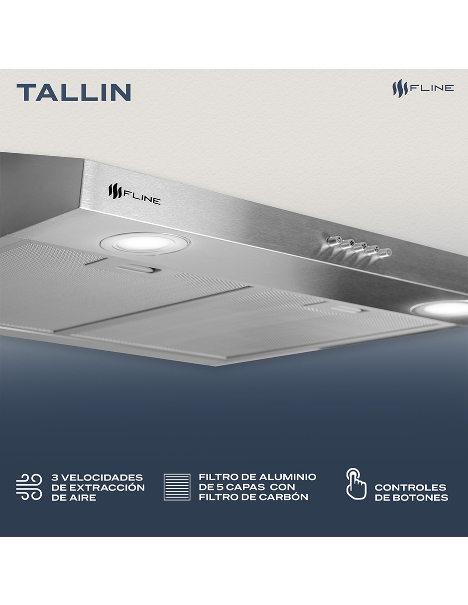 Campana plana TA60 de acero inoxidable 2