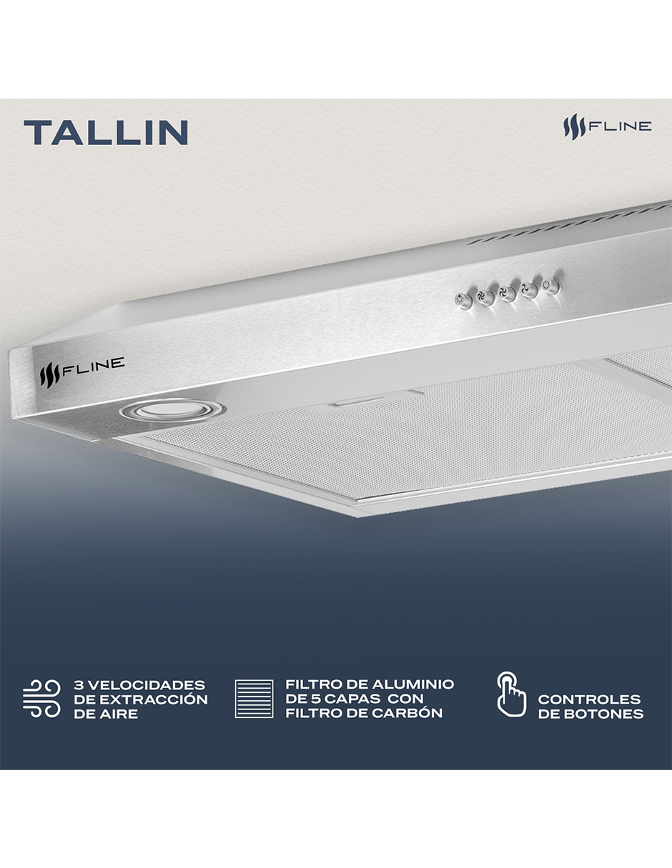 Campana plana TA80 de acero inoxidable 2